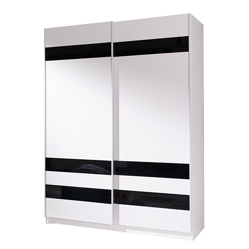 Szafa przesuwna dwudrzwiowa Zaube ze wstawkami 150 cm - zdjęcie 3