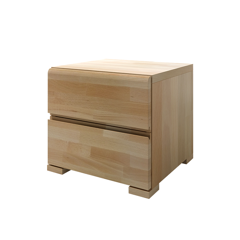 Szafka nocna Loke z drewna bukowego  - zdjęcie 1