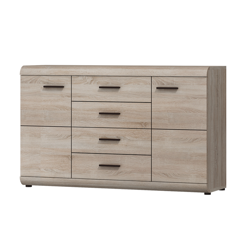 Komoda Liberia 140 cm Dąb sonoma jasny - zdjęcie 3
