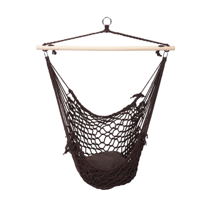 Hamak siedzisko Boho brązowy - zdjęcie 1