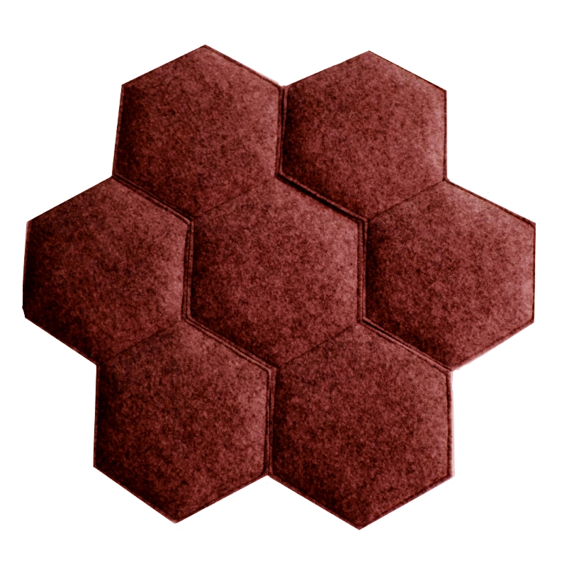 Poduszka Plaster czerwony melanż - zdjęcie 1