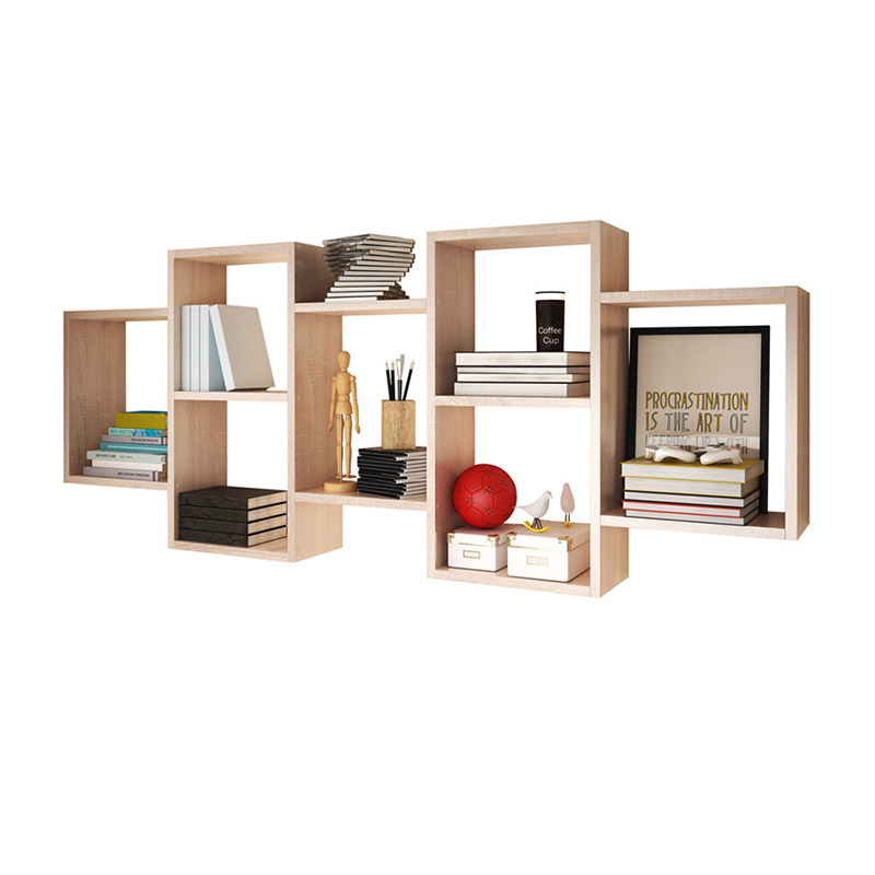 Półka Kassi siedmiokomorowa Dąb sonoma jasny  - zdjęcie 5