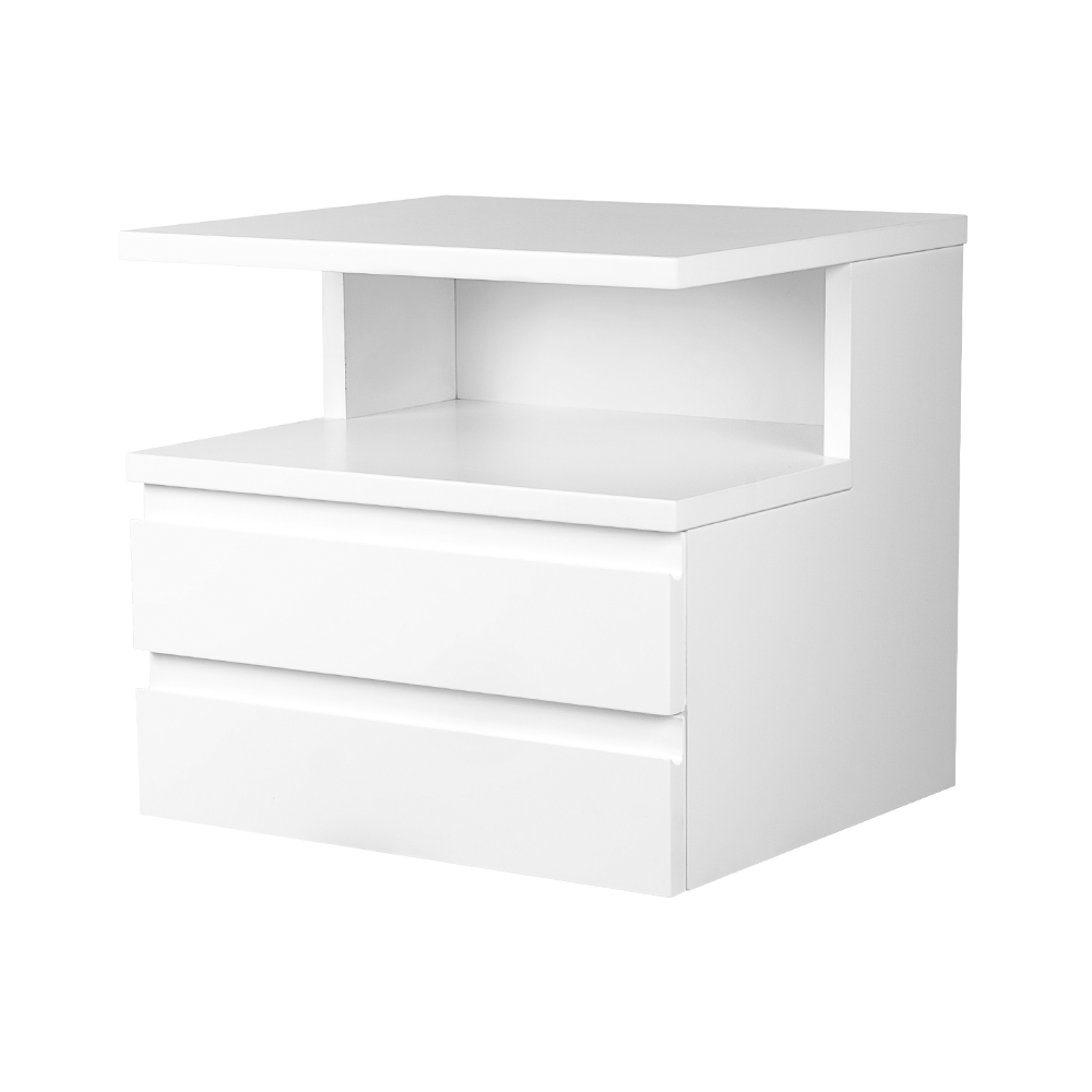 Szafka nocna Franklin wisząca z dwiema szufladami - zdjęcie 1