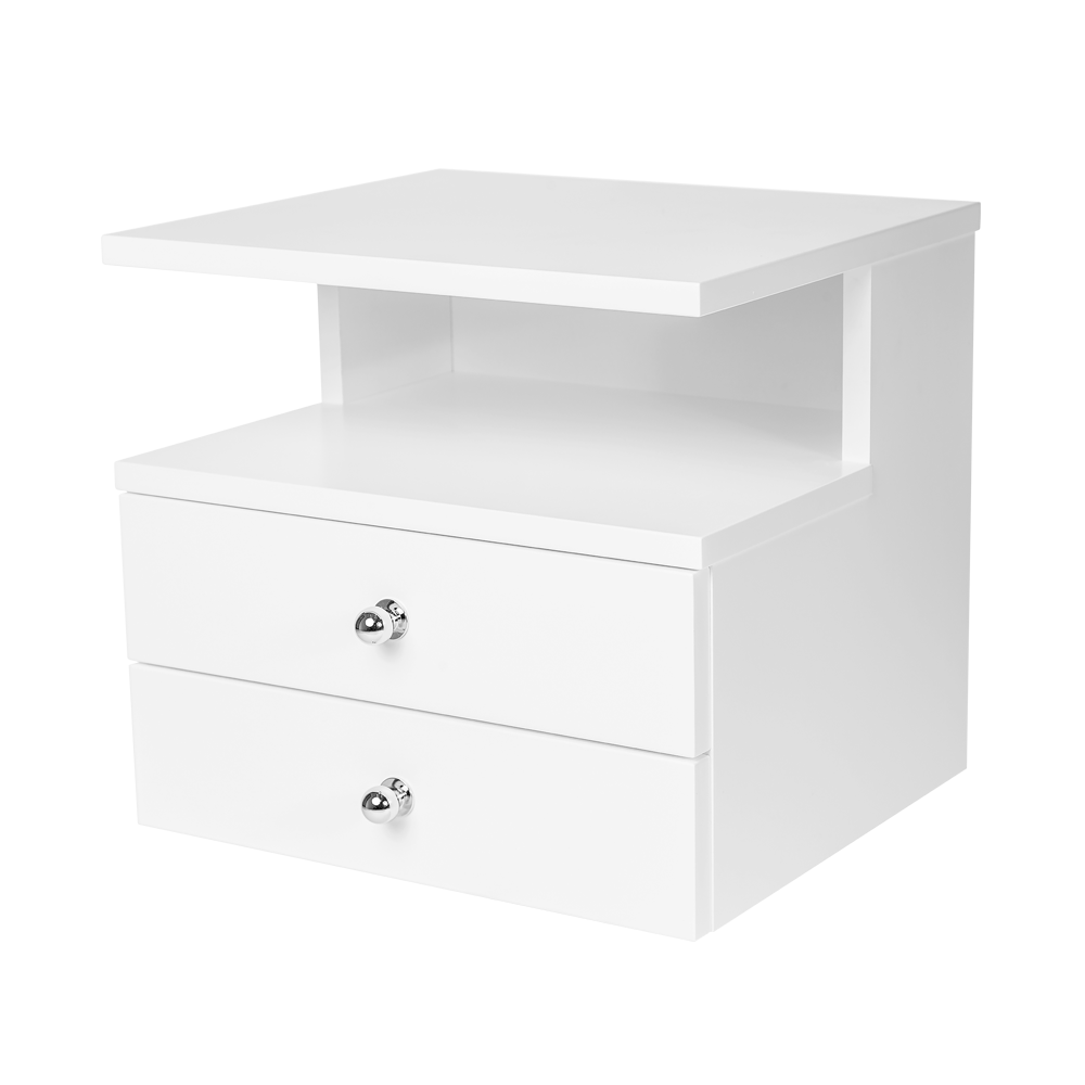 Szafka nocna Charles wisząca z dwiema szufladami - zdjęcie 1