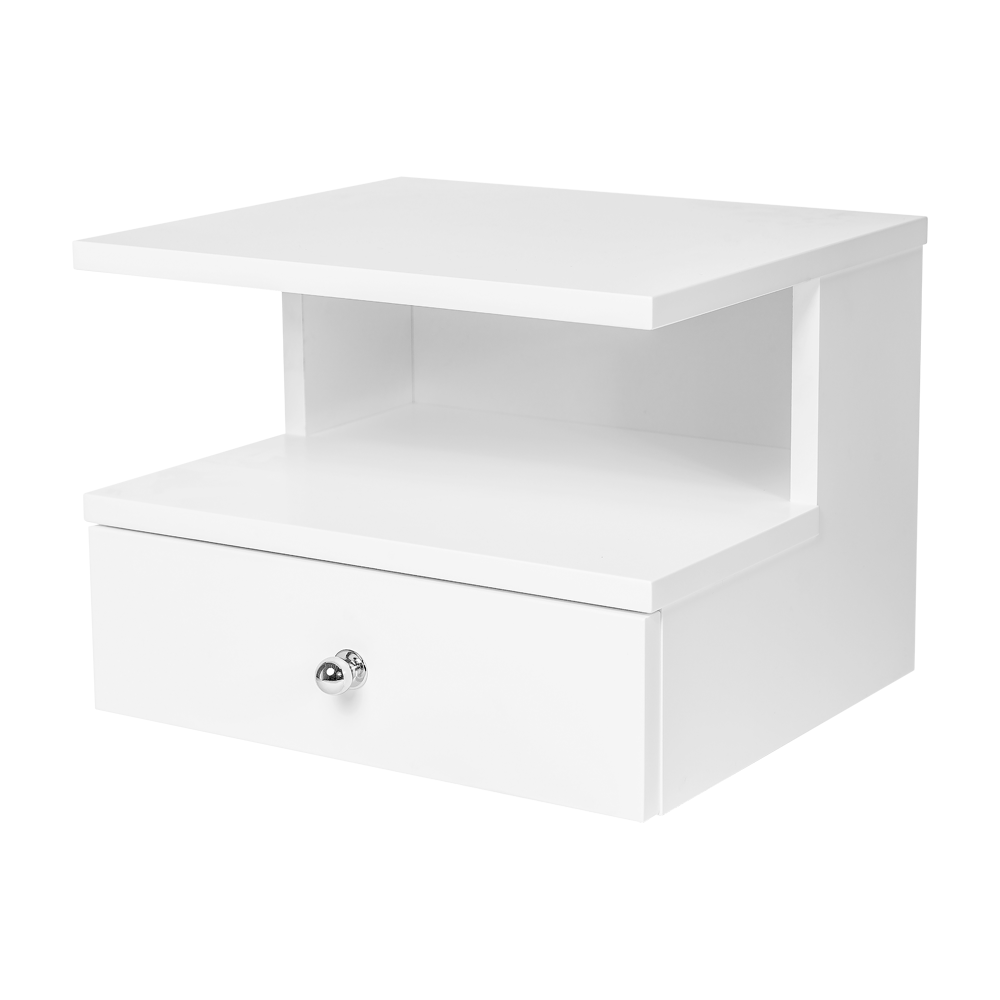 Szafka nocna Angelina wisząca z chromowanym uchwytem - zdjęcie 1