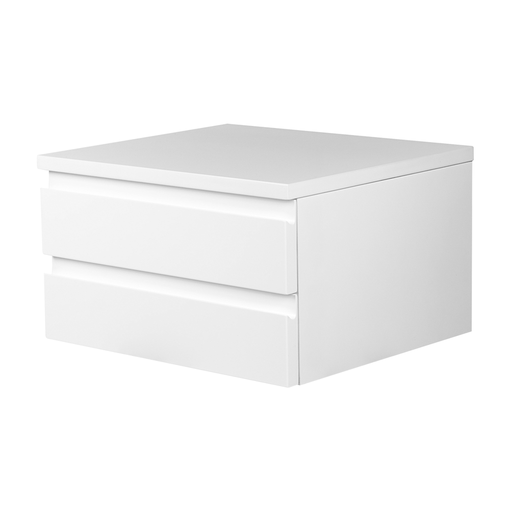 Szafka nocna Lopez wisząca z dwiema szufladami - zdjęcie 1