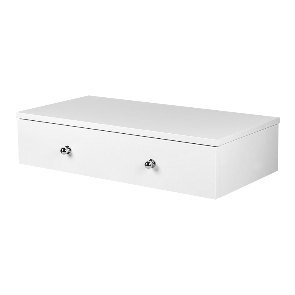 Toaletka Agnar wisząca z chromowanymi uchwytami - zdjęcie 1