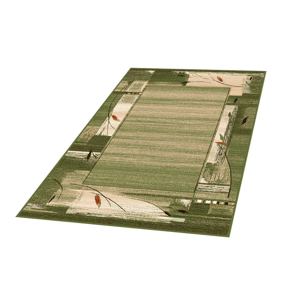 Dywan Basal Abstrakcja 6 zielony - zdjęcie 1