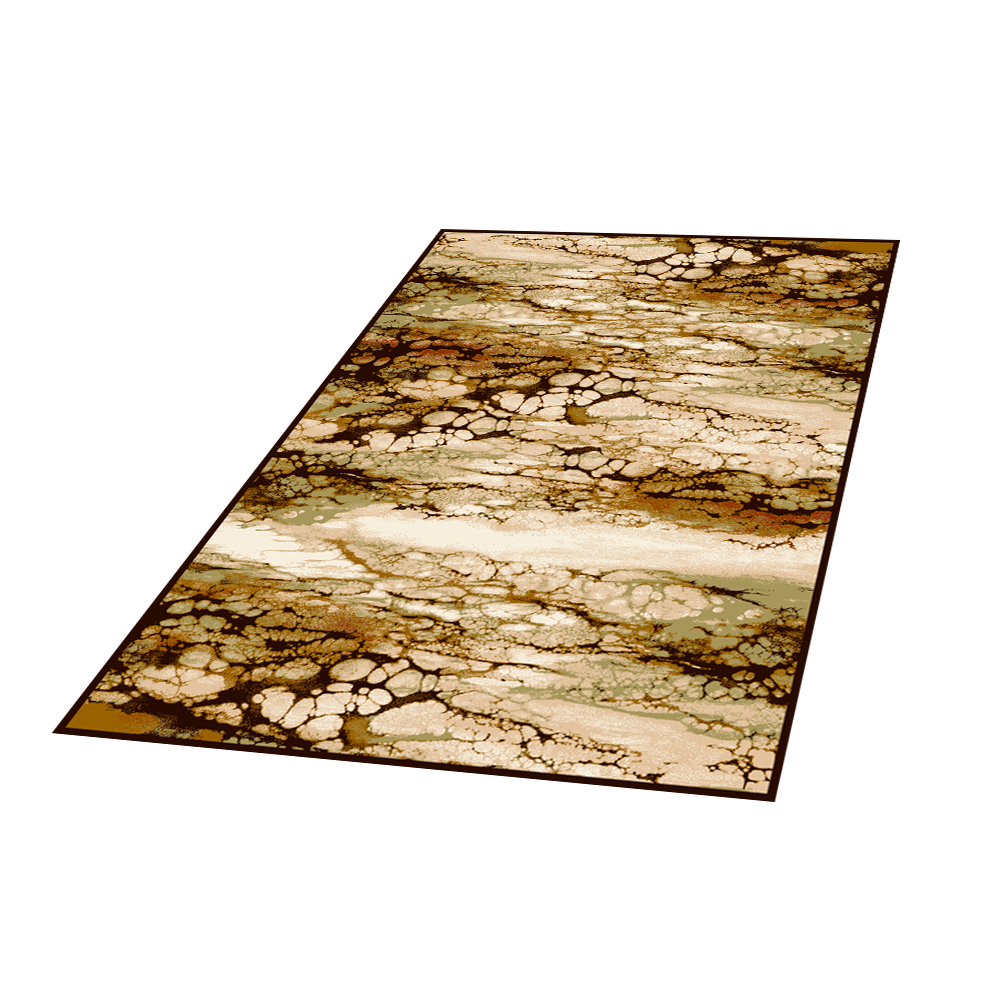 Dywan Basal Abstrakcja 7 brązowy - zdjęcie 1