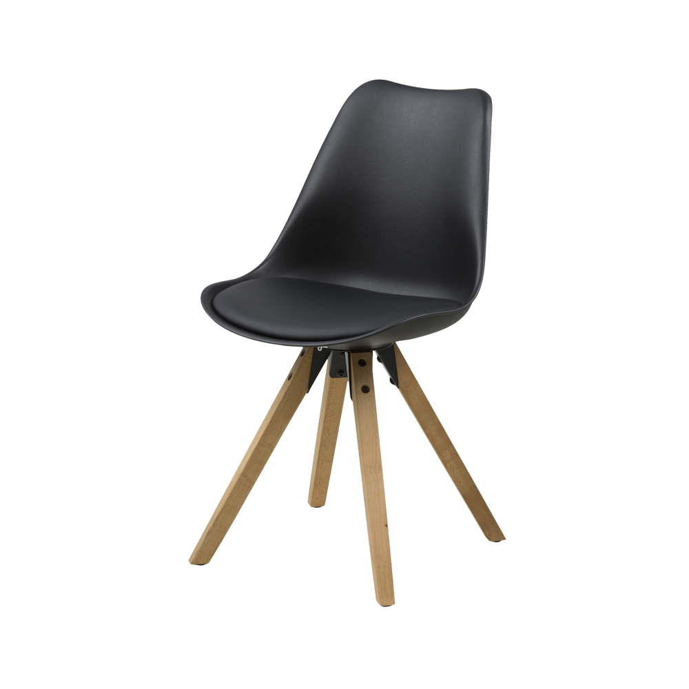 Krzesło Djum czarno - dębowe - zdjęcie 1