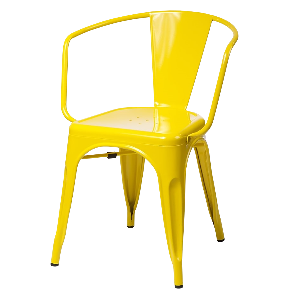 Krzesło Tolader Arms żółte