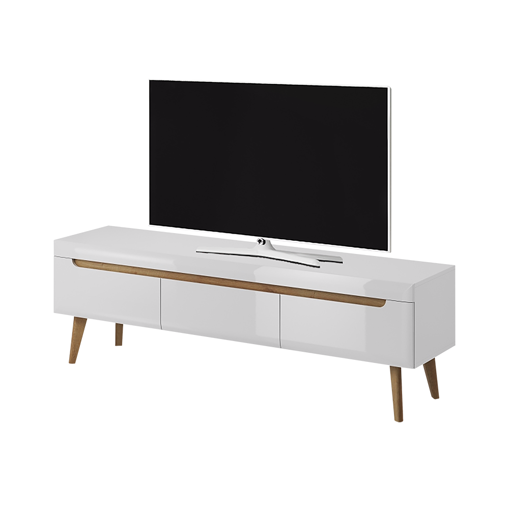 Szafka RTV Livinella 160 cm biała