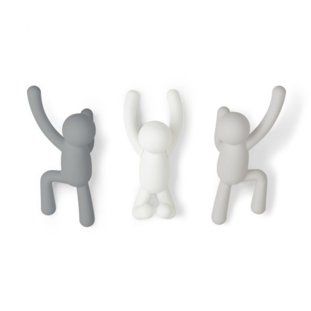 Wieszak Buddy szary - zdjęcie 1