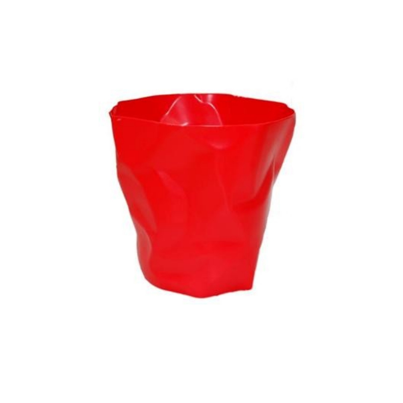 Kosz na śmieci Papier czerwony - zdjęcie 1