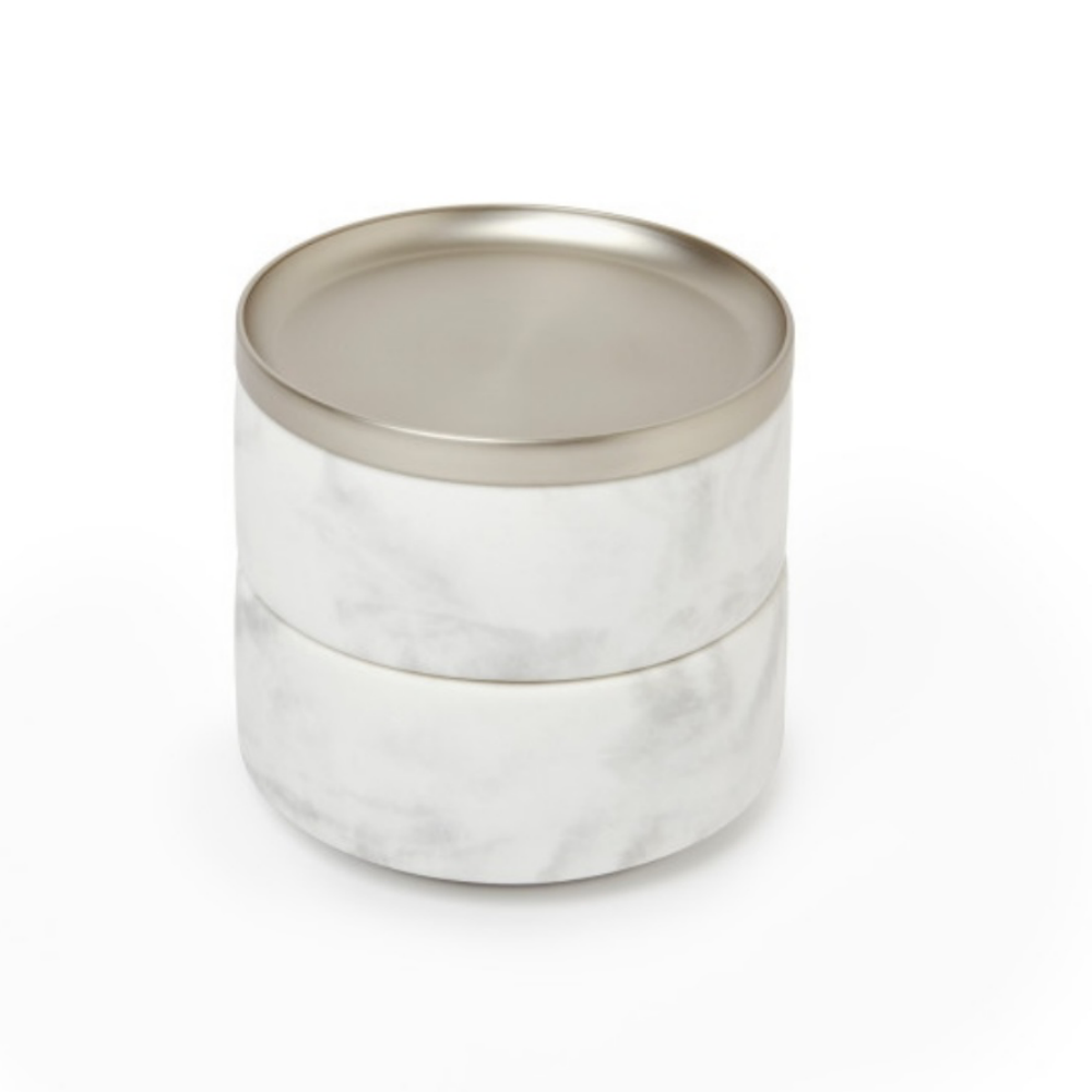 Szkatułka na biżuterię Tesora niklowana - zdjęcie 1