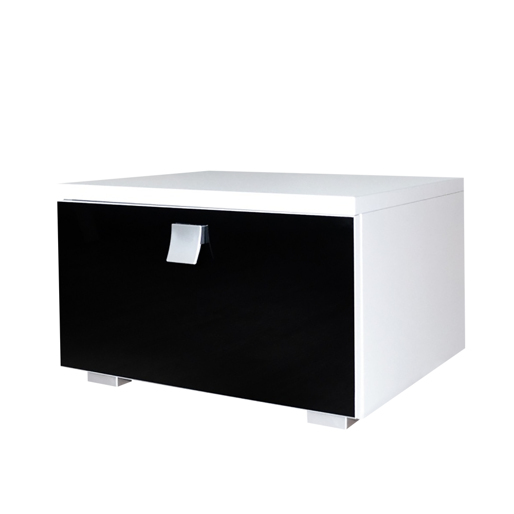 Szafka nocna Valentia Czarny  - zdjęcie 1