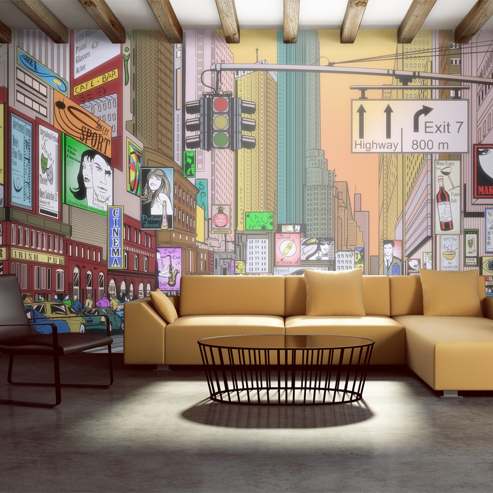 Fototapeta do biura Godzina szczytu w centrum Nowego Jorku - zdjęcie 1