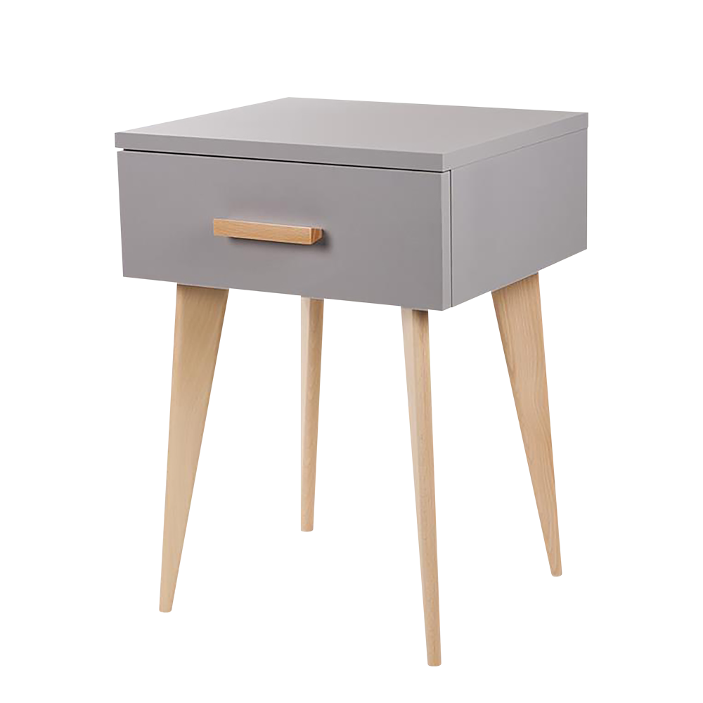 Szafka nocna Sycylia szara z szufladą - zdjęcie 1