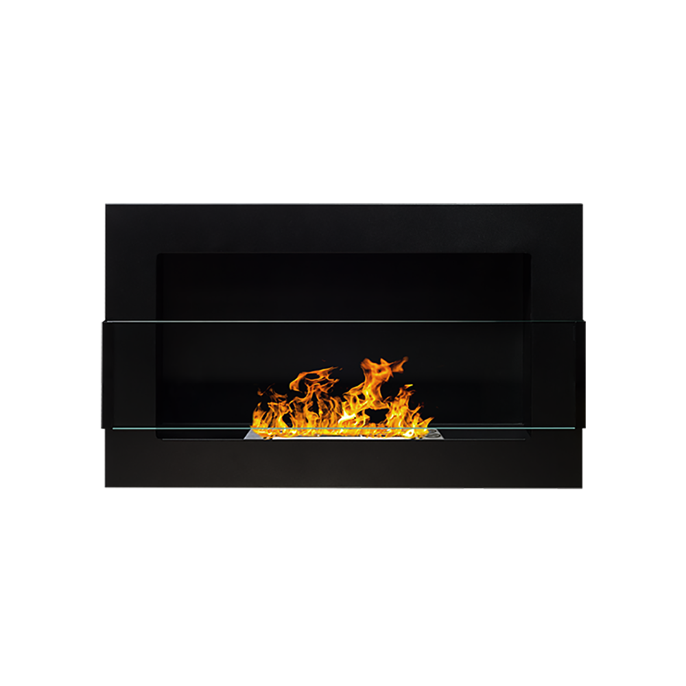 Biokominek Astralis 65x40 cm z certyfikatem TÜV Czarny strukturalny - zdjęcie 1