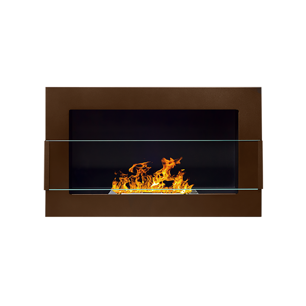 Biokominek Astralis 65x40 cm z certyfikatem TÜV Brąz strukturalny - zdjęcie 1