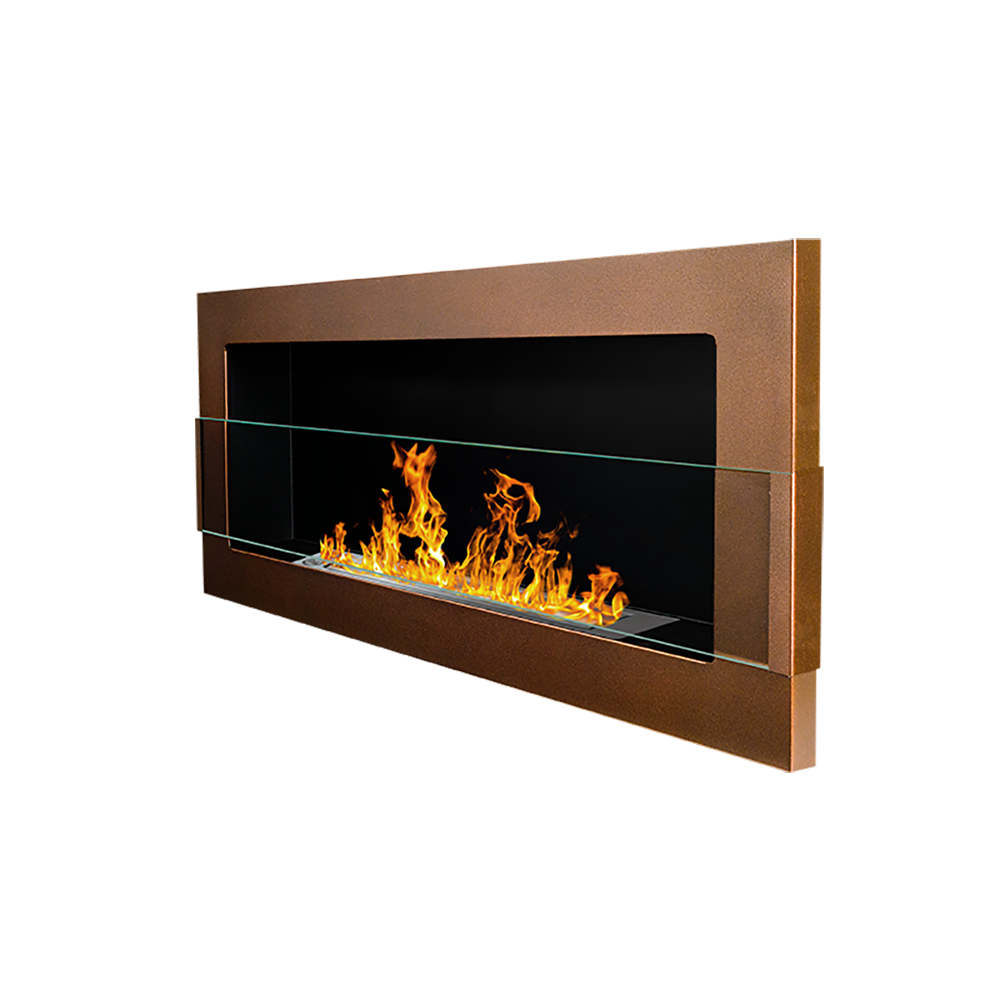 Biokominek Astralis 90x40 cm z certyfikatem TÜV Brąz strukturalny - zdjęcie 1