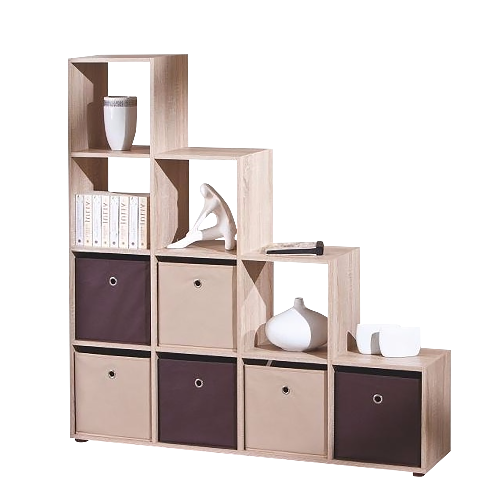 Regał Italy schodkowy dąb sonoma - zdjęcie 1