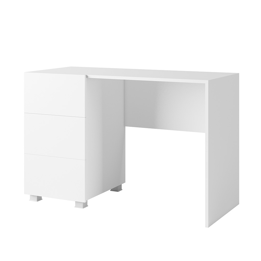 Biurko Kirdon 110x50 cm Biały - zdjęcie 2