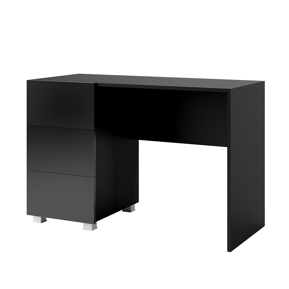 Biurko Kirdon 110x50 cm Czarny - zdjęcie 4