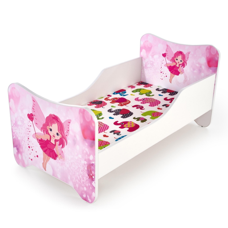 Łóżko Laylla różowo-białe - zdjęcie 1