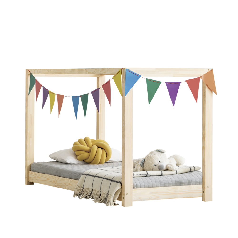Łóżko Dalidda domek z baldachimem - zdjęcie 1