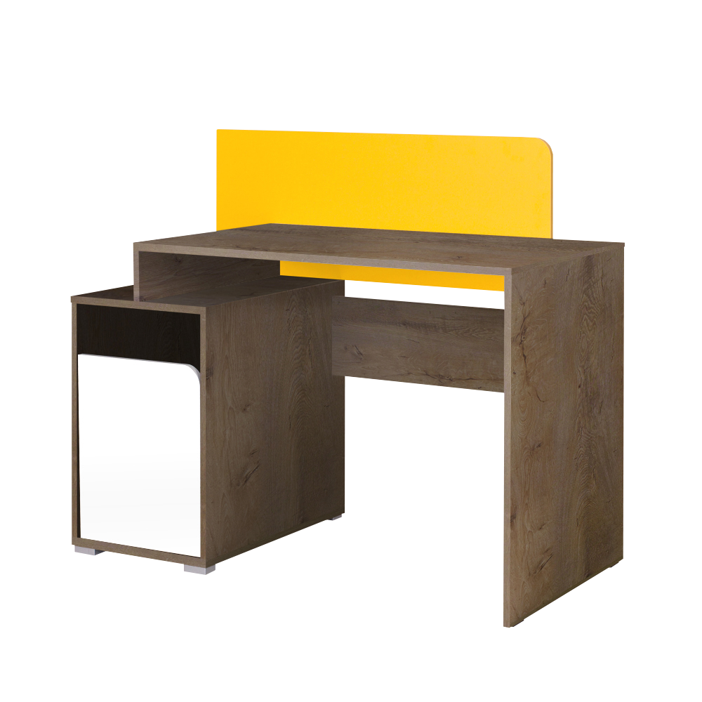 Biurko Jalime 120x58 cm białe - zdjęcie 1