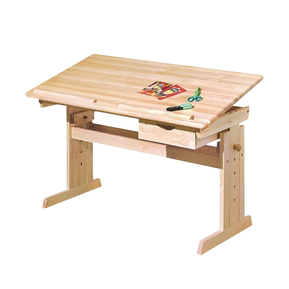 Biurko Ervel 109x55 cm regulowane - zdjęcie 1