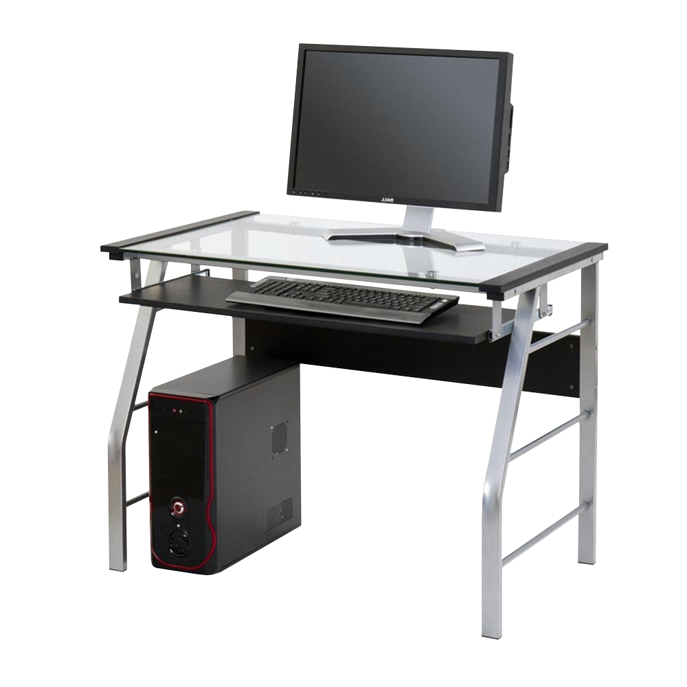 Biurko Ahuvab 100x60 cm szklane - zdjęcie 1