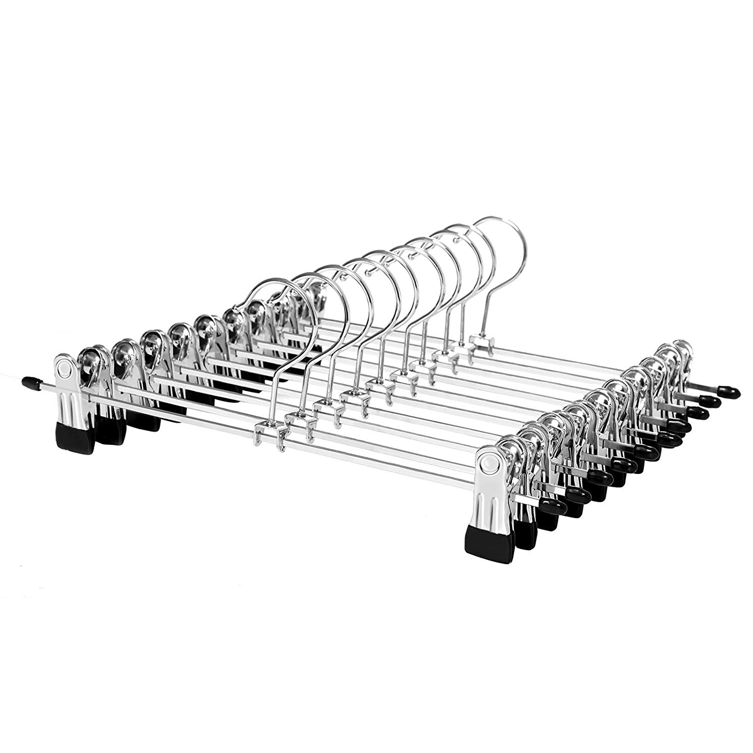 Wieszaki na ubrania Bottom 31 cm 20 sztuk z klipsami na spódnice i spodnie - zdjęcie 1