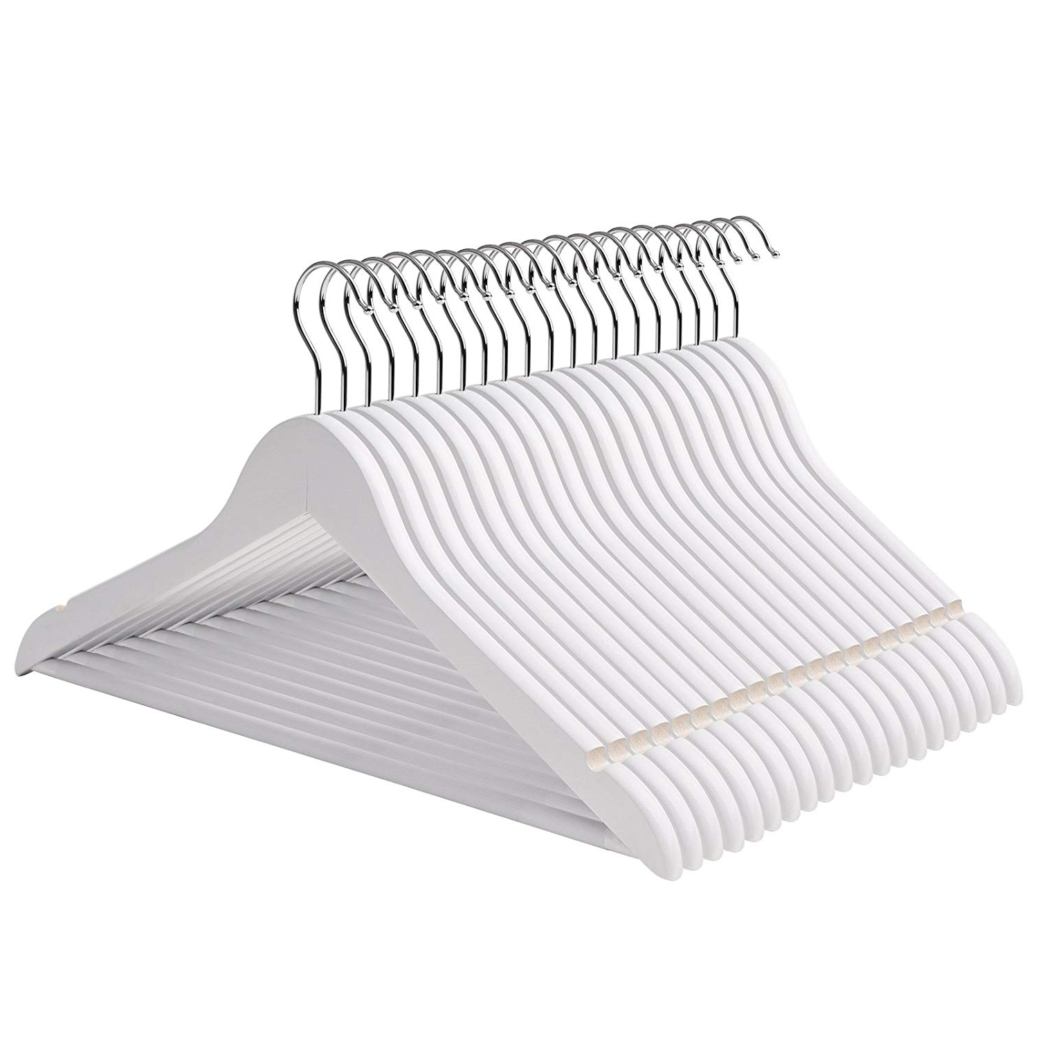 Wieszaki na ubrania Achillea 50 sztuk z obrotowym haczykiem i perforowaniem - zdjęcie 1