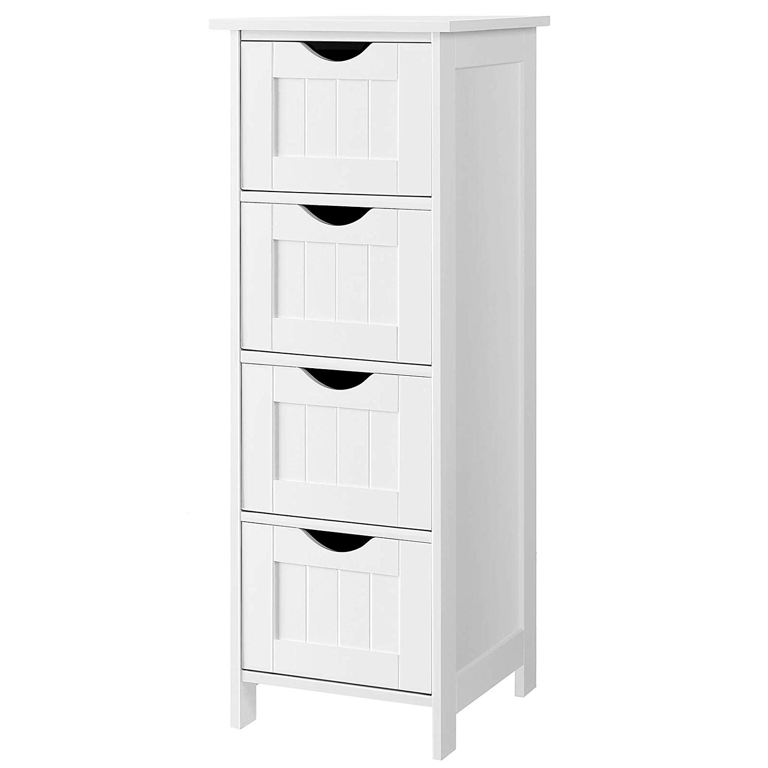 Regał łazienkowy Wlens rustykalny słupek z czterema szufladami  - zdjęcie 1