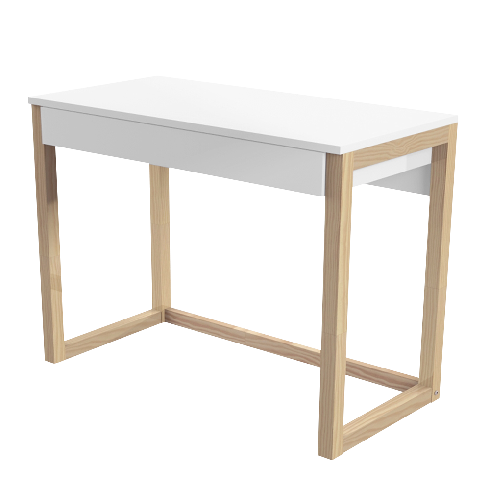 Biurko Skandynawia 100x50 cm z szufladą - zdjęcie 1