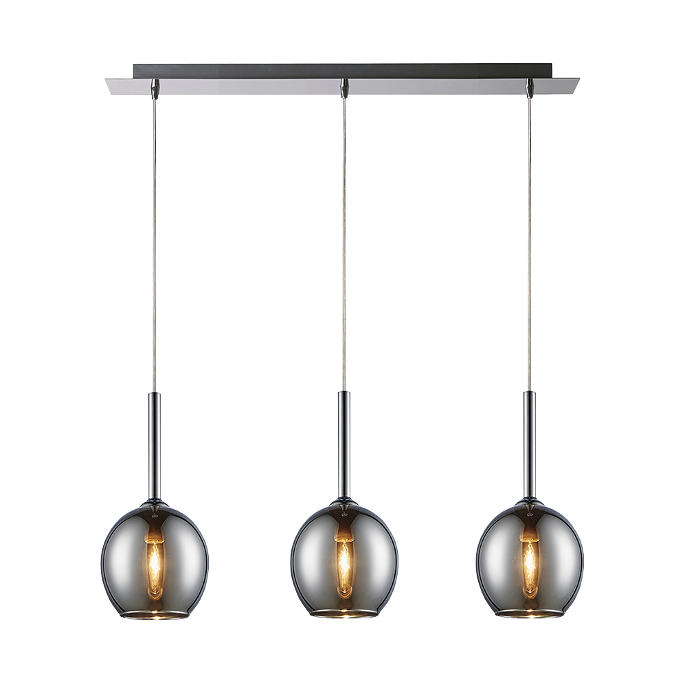 Lampa wisząca Miller x3 chrom - zdjęcie 1