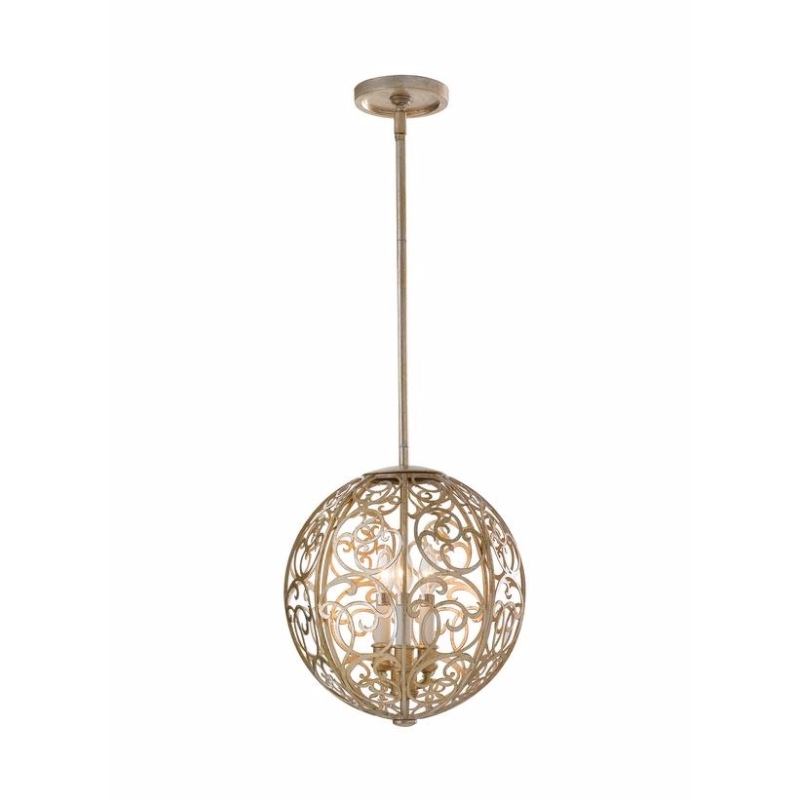 Lampa wisząca Arabesque kula 35,5 cm - zdjęcie 1
