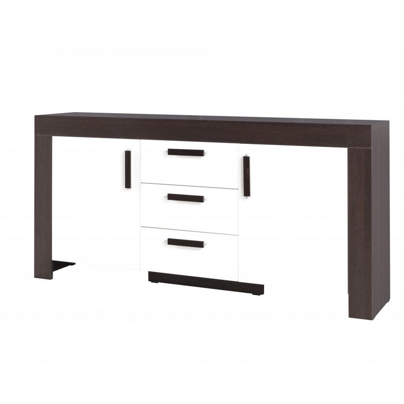 Komoda Theon dwudrzwiowa z trzema szufladami - zdjęcie 1