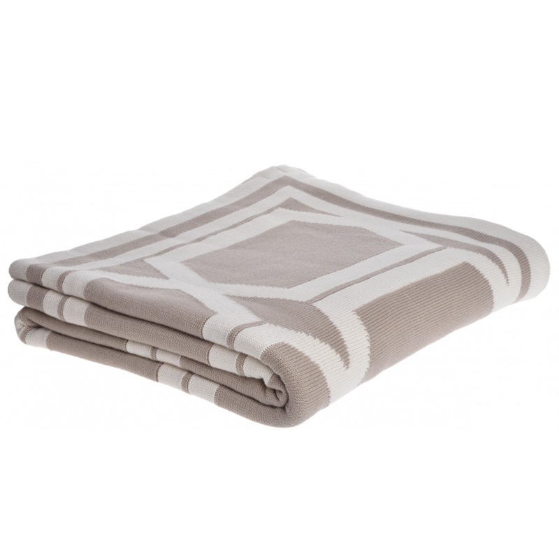 Pled dwustronny z bawełny Aztec - zdjęcie 1