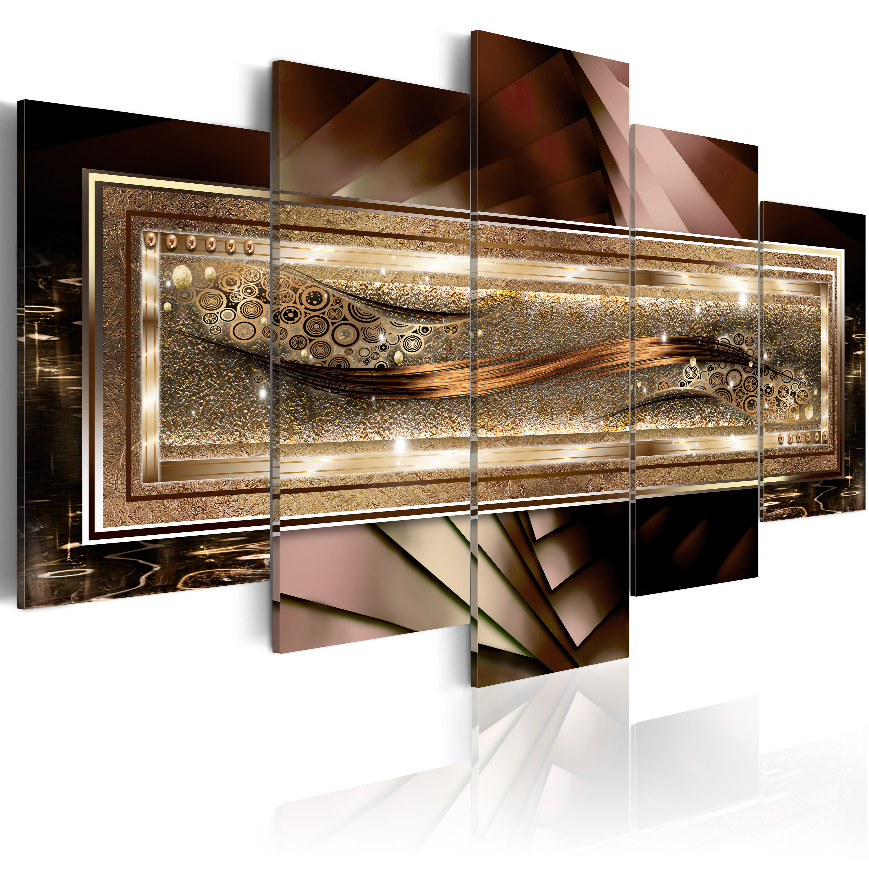 Obraz - Złota nić 200x100 cm - zdjęcie 1