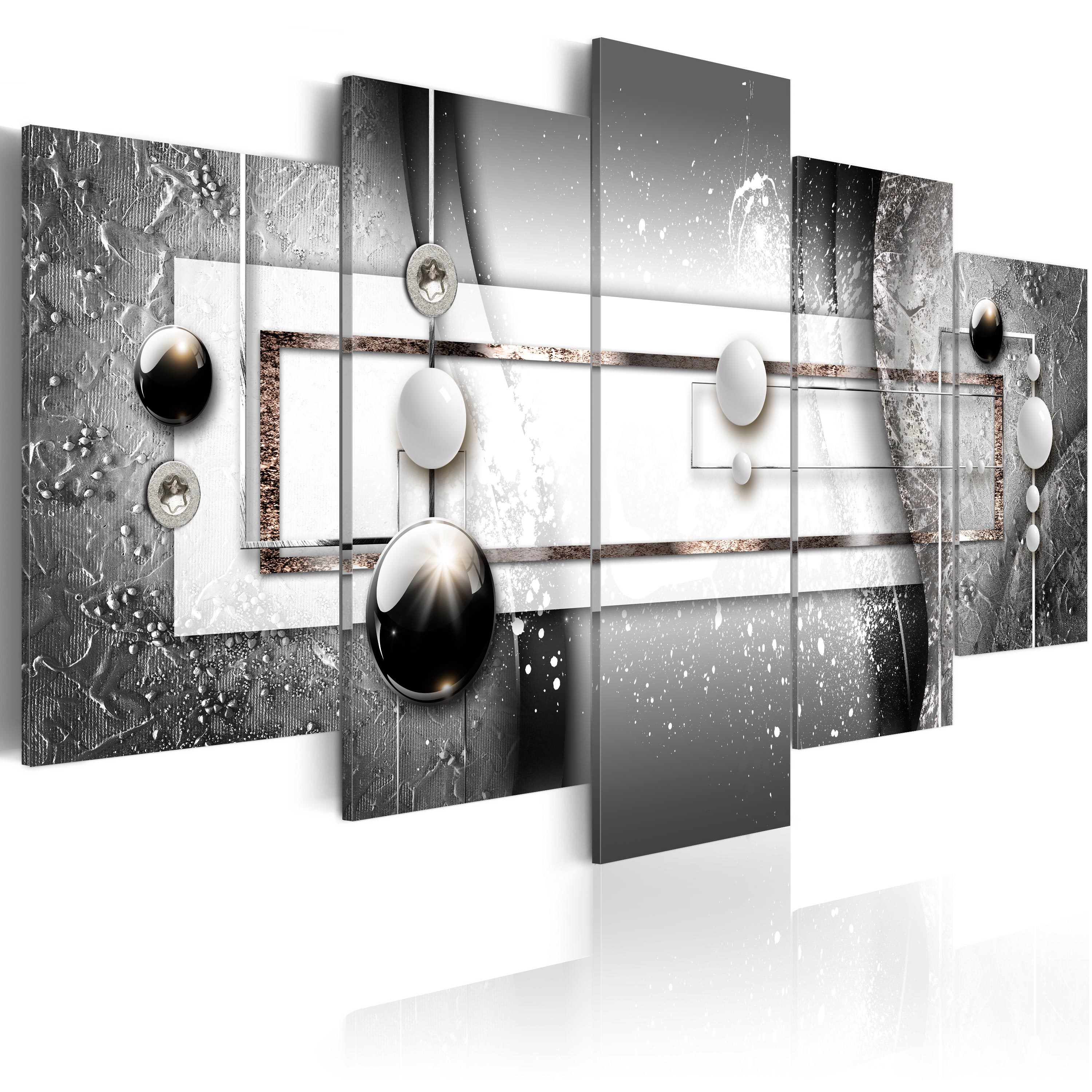 Obraz - Szara symetria 200x100 cm - zdjęcie 1