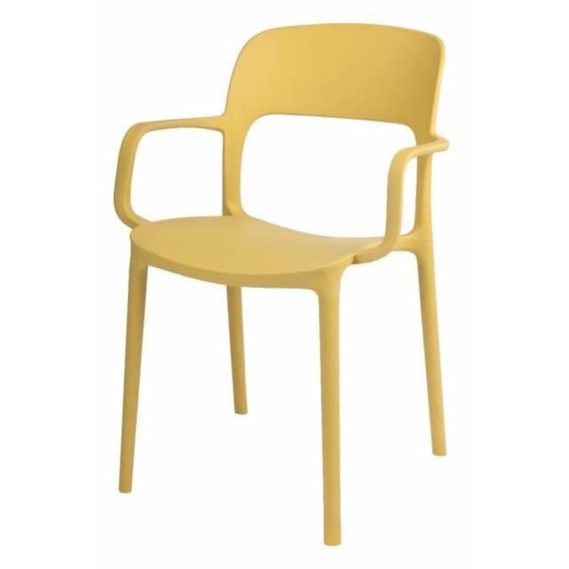 Krzesło z podłokietnikami Ferjes oliwkowe