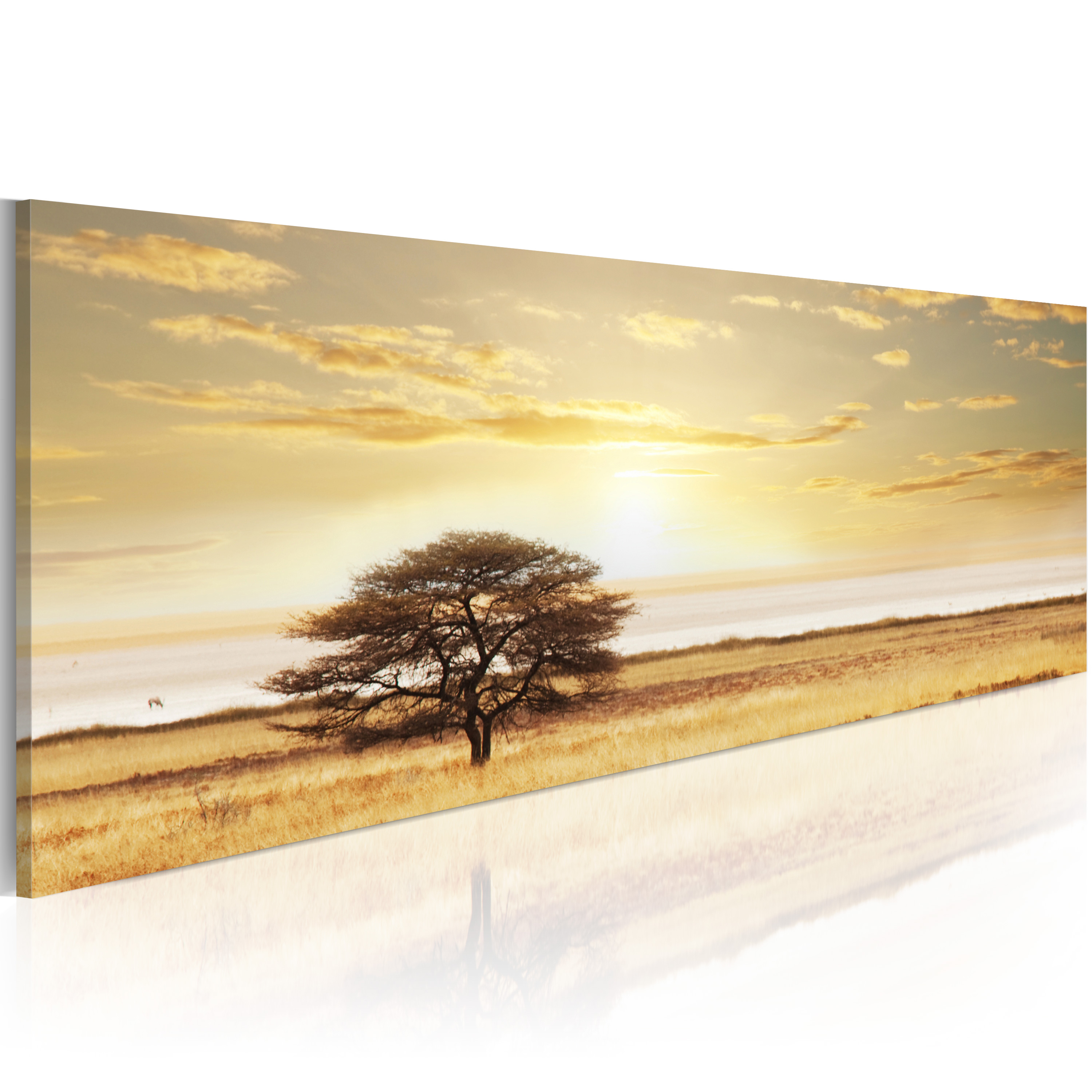 Obraz - Lonely tree on savannah 120x40 cm - zdjęcie 1