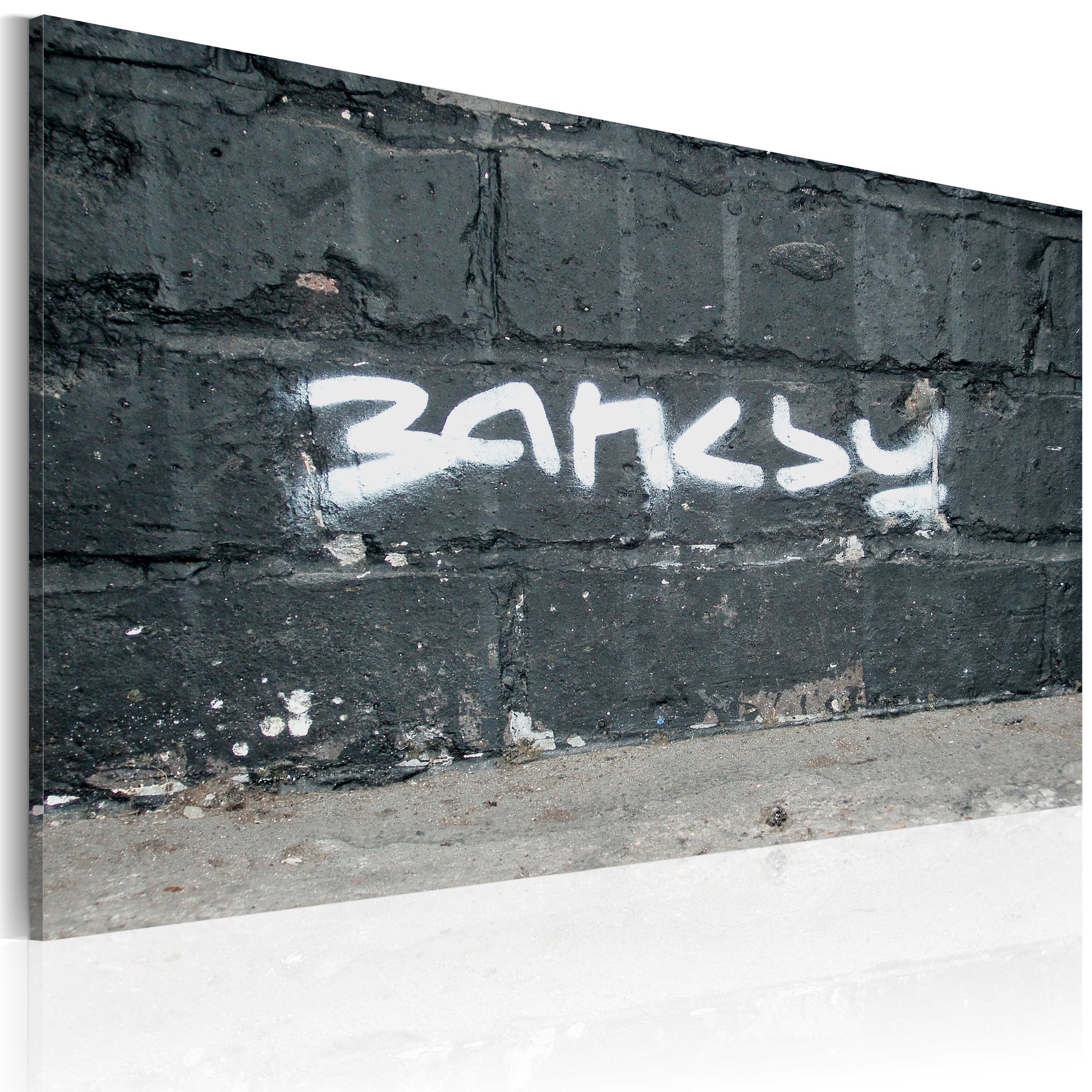 Obraz - Banksy: podpis 60x40 cm - zdjęcie 1