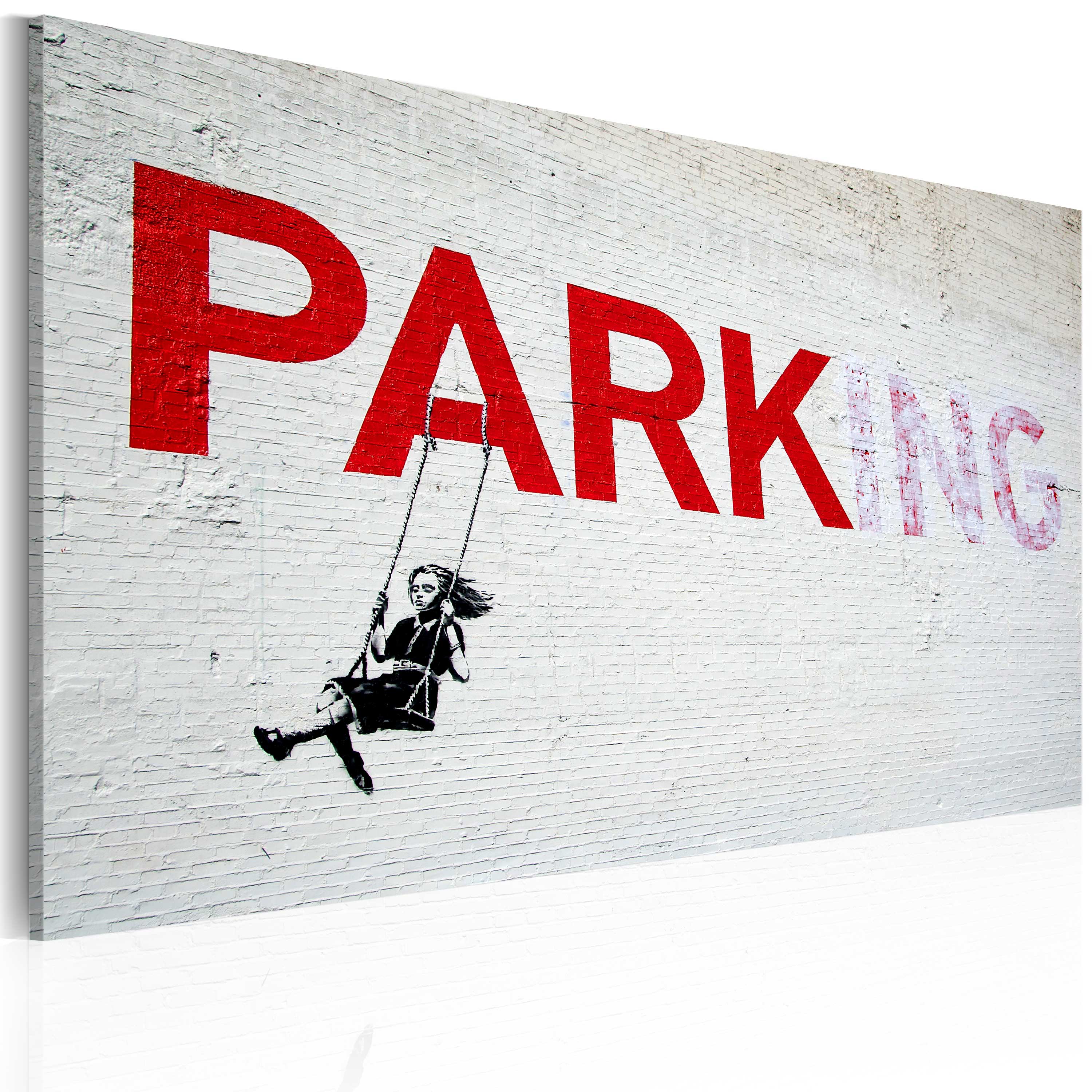 Obraz - Parking (Banksy) 60x40 cm - zdjęcie 1