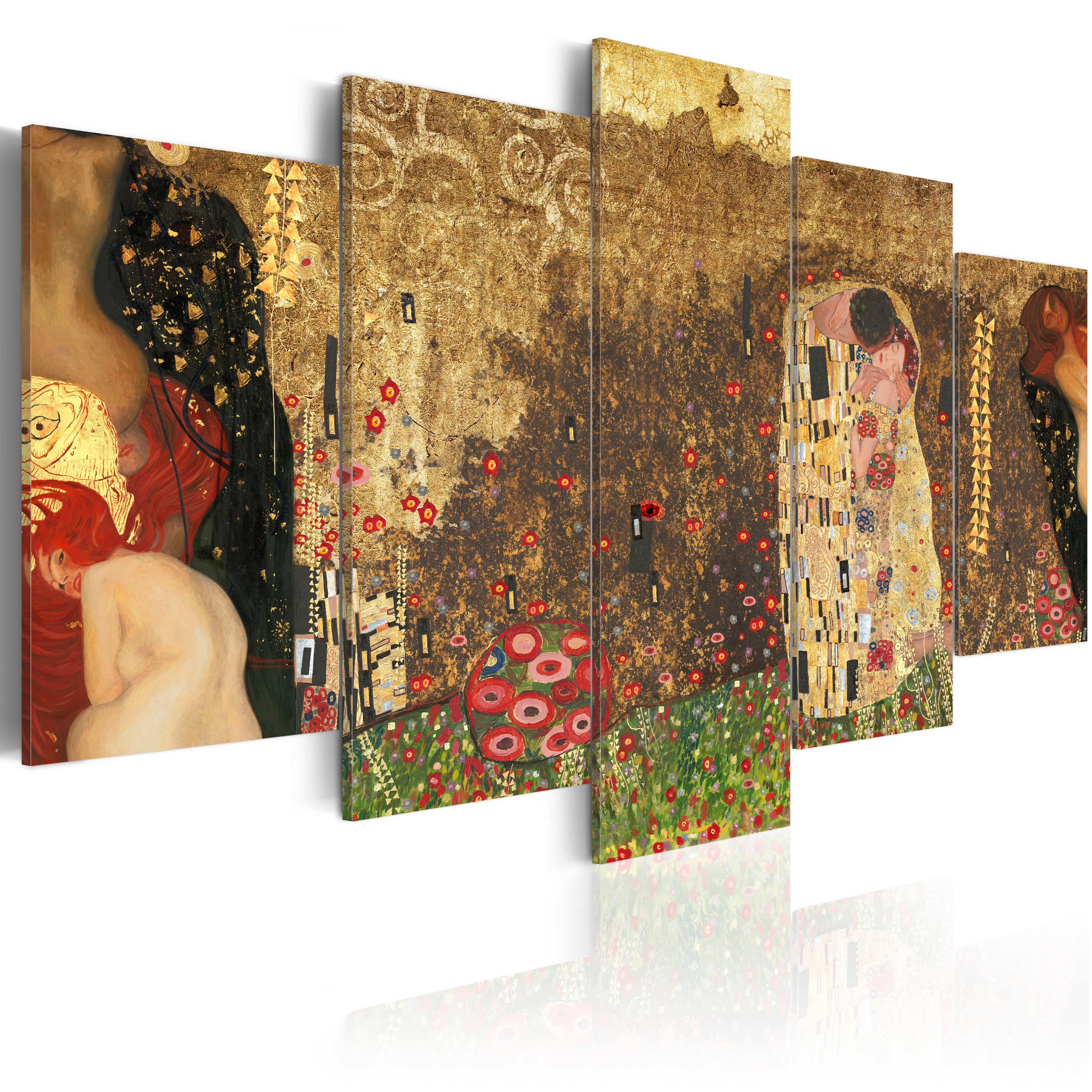 Obraz -  klimts muses 200x100 cm - zdjęcie 1