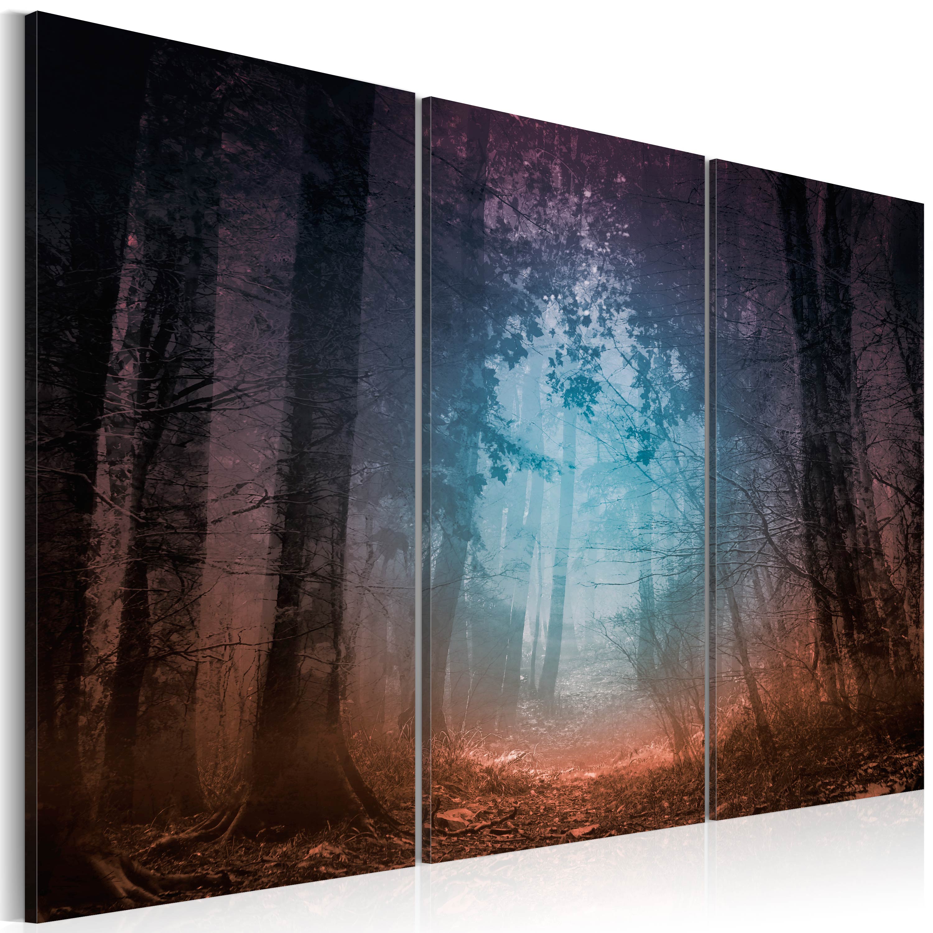 Obraz - Edge of the forest - triptych 120x80 cm - zdjęcie 1