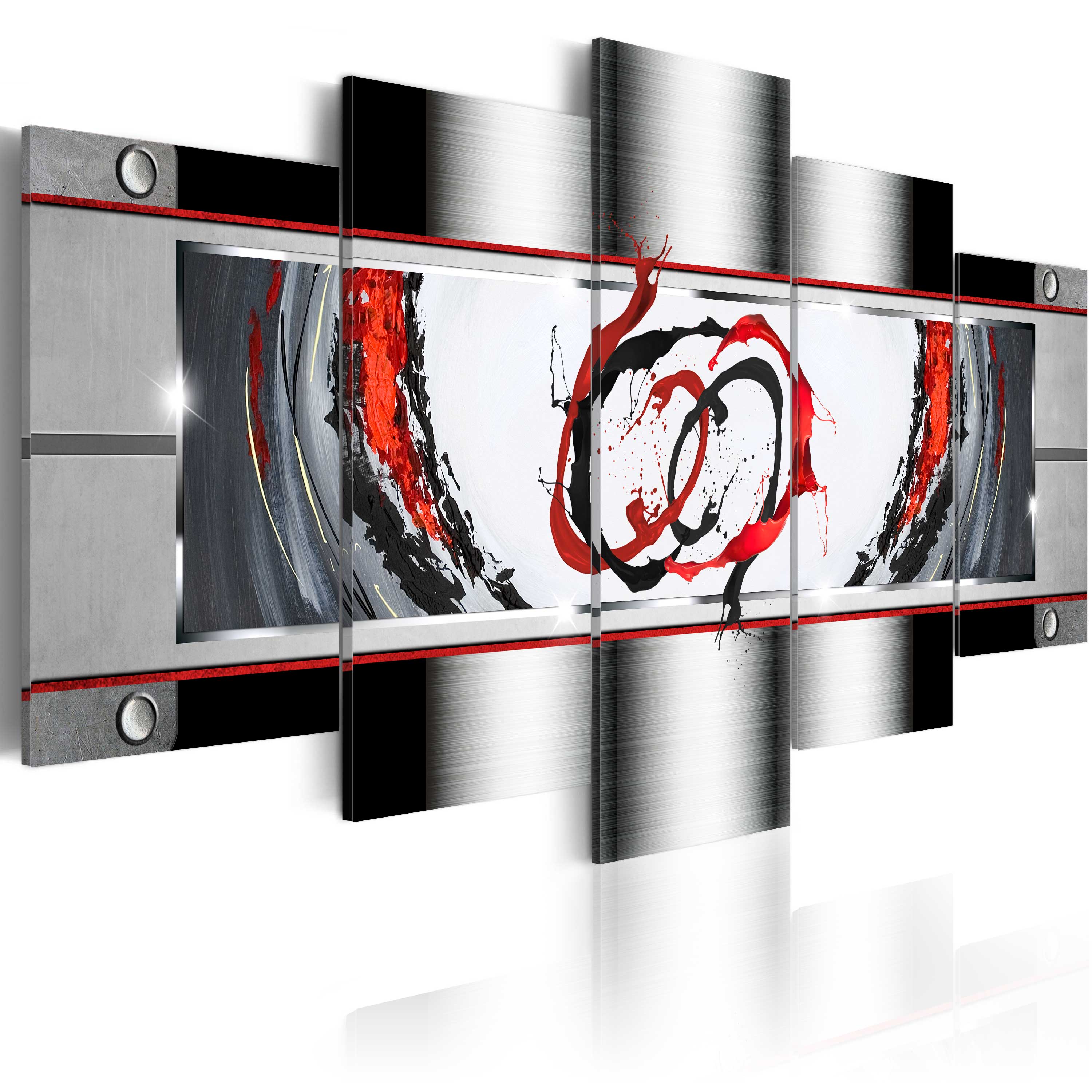 Obraz - Powiew platyny 100x50 cm - zdjęcie 1